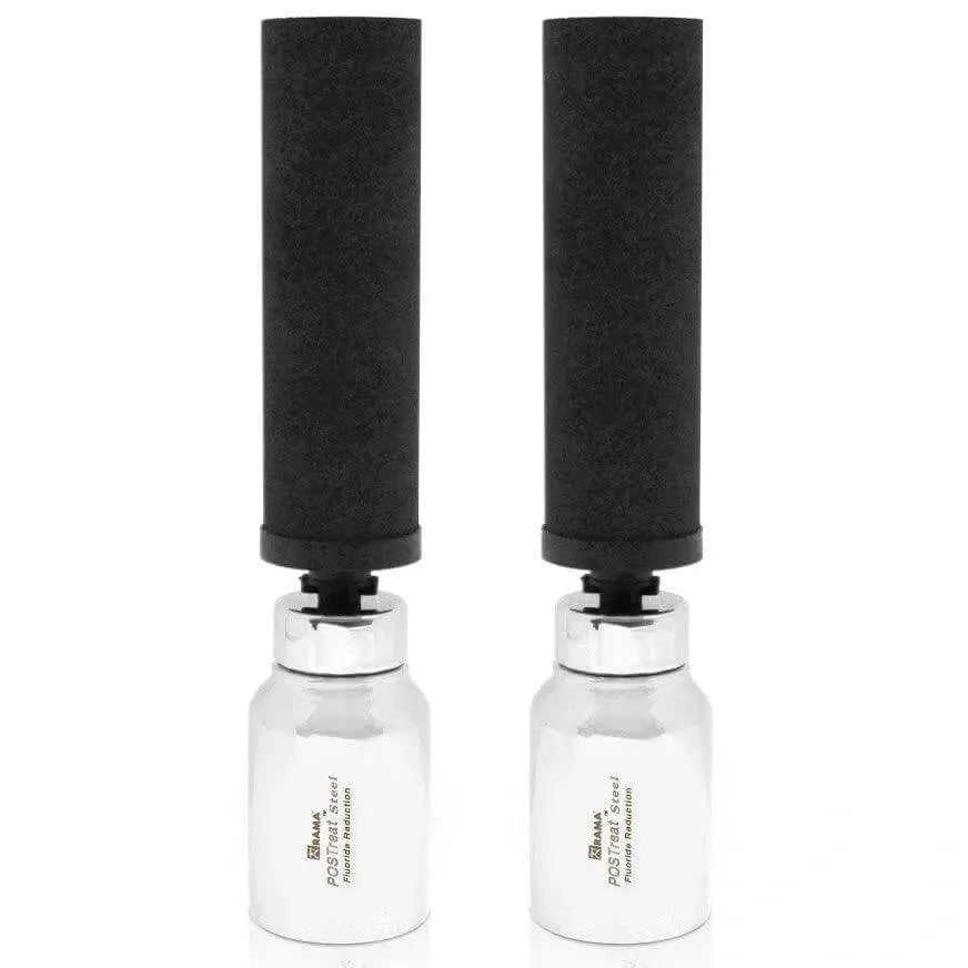 fluoride filter with carbon water filter candles